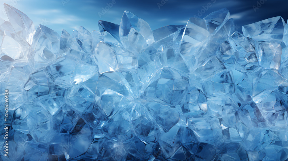 Seamless ice fractal pattern featuring symmetrical frozen crystals in cool blue tones for winter-themed backgrounds.
Seamless ice fractal pattern featuring symmetrical frozen crystals in cool blue tones for winter-themed backgrounds.