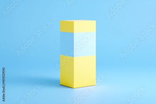 highlight retro-style package with bright nostalgic colors on clean backdrop minimalistic providing product-centric