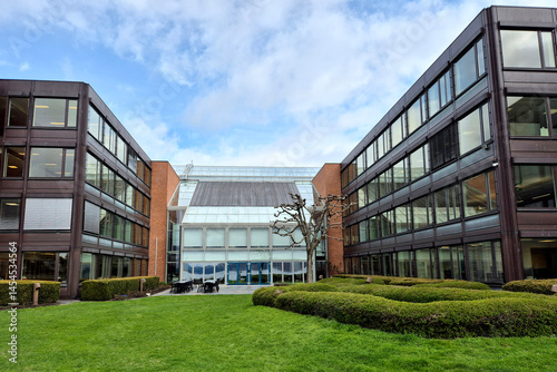 Obraz na płótnie Office building w salonie
