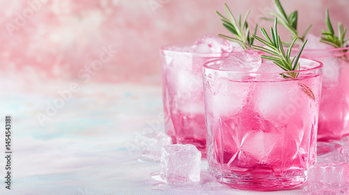 Pink Rosemary Gin and Tonic Refreshing Summer Drinks