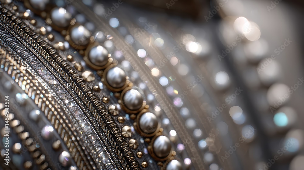 Fototapeta premium Mariachi music spikes adorned with intricate designs and shimmering details