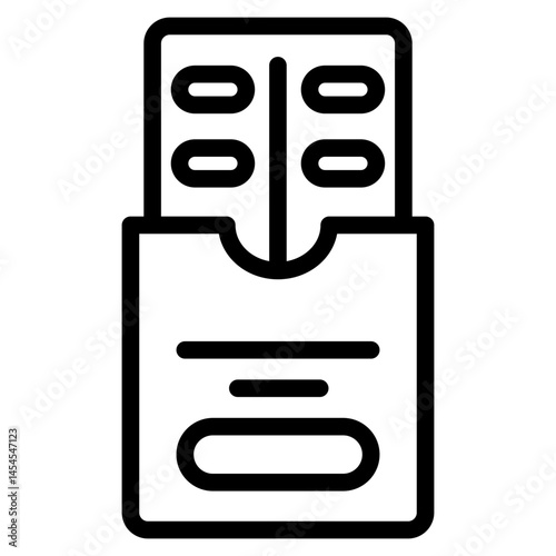 Medicine icon in vector illustration