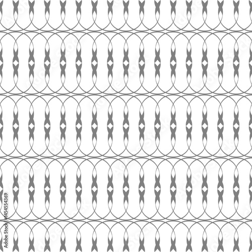 Obraz na płótnie seamless black and white pattern of different geometric shapes w salonie