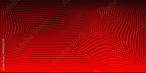 Dark red retro comic pop art background with dots, cartoon halftone background vector illustration eps10