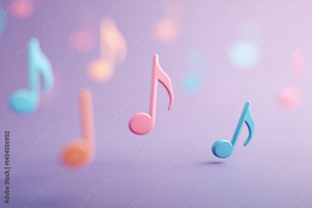 vibrant colorful studio light background with various musical symbols providing ample copy space vibrant colorful studio light background with various musical symbols providing ample copy space