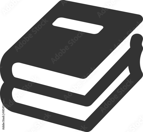 Stack of Books: A simple, graphic image showcases a stack of books, ready for reading, learning or storing. This depiction perfectly embodies knowledge and wisdom.