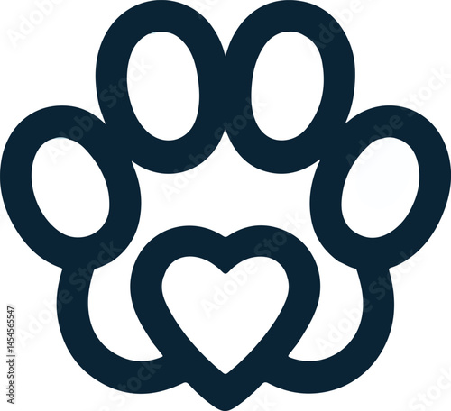 cat paw print vector illustrations