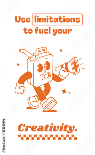 Creative retro design for t-shirt