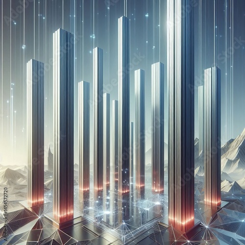 Columns Similar longer and thinner
