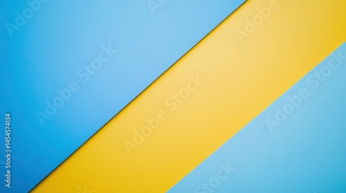 Free Download Abstract geometric background with blue and yellow color blocks. - GFXLoad