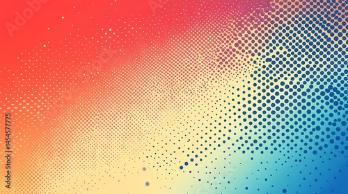 Abstract halftone gradient