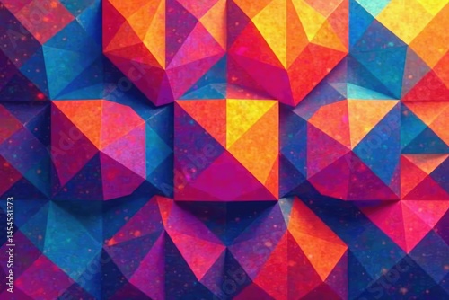 Repetitive geometric shapes forming a cohesive design , tileable, triangle, print