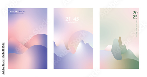 Abstract colorful background with gradient colors 