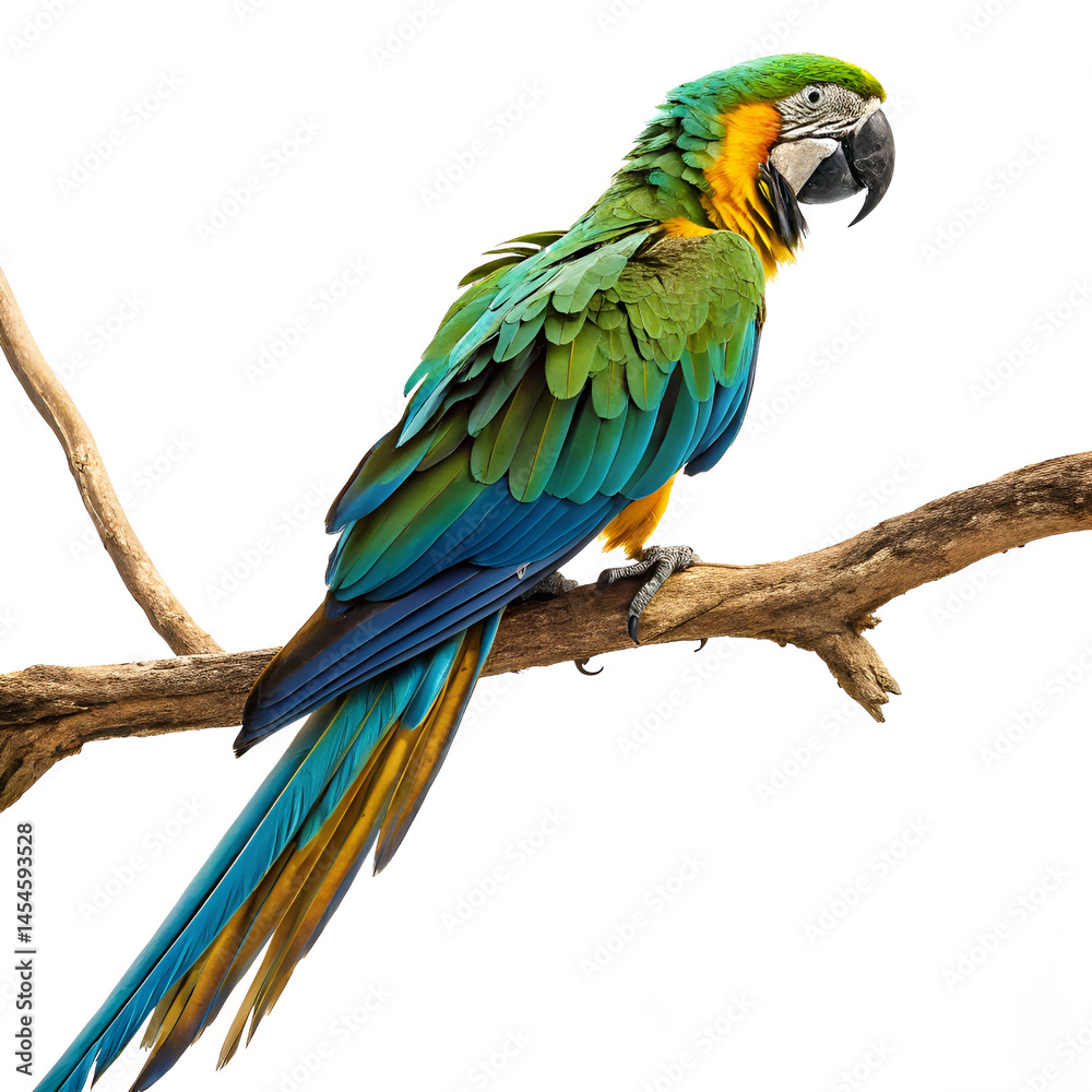 Obraz premium blue and yellow macaw ara