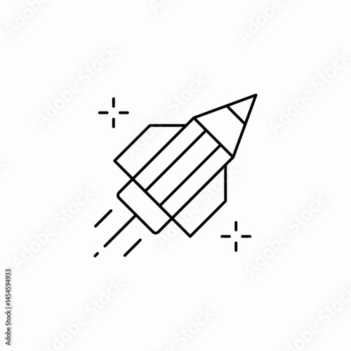 space shuttle icon sign vector