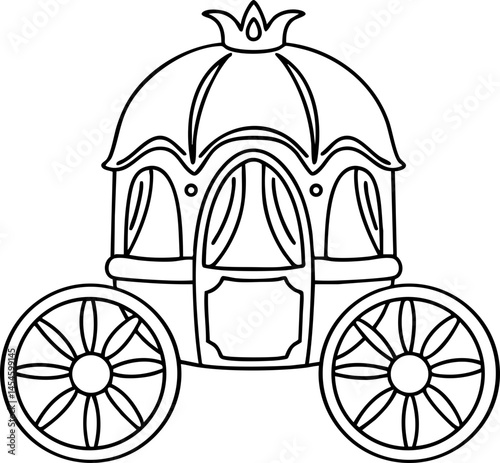illustration fairy tale carriage