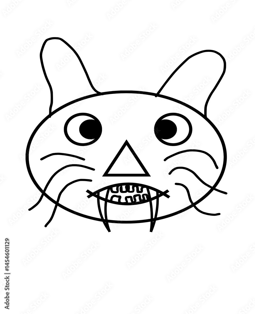 Fototapeta premium angry dog cartoon