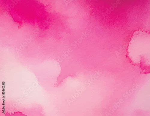 Pink watercolour hand painted blurred spot. Artistic background