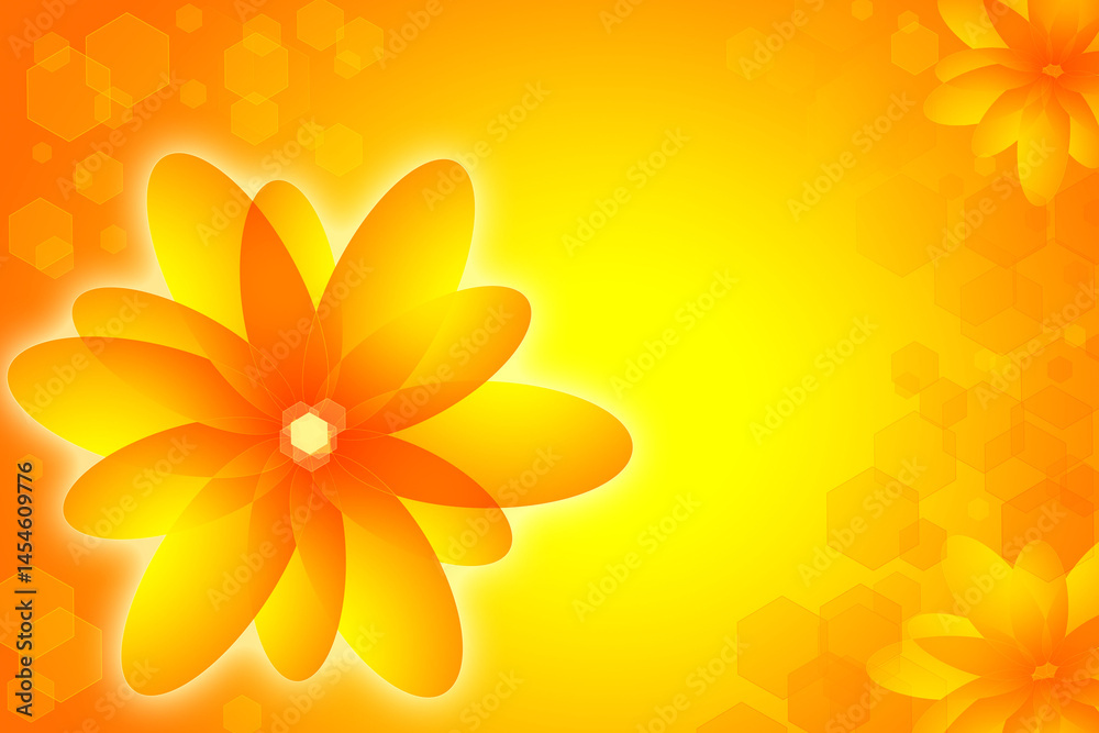 orange flower background