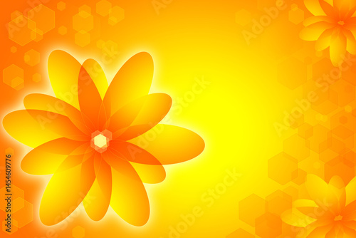 Obraz na płótnie orange flower background w salonie