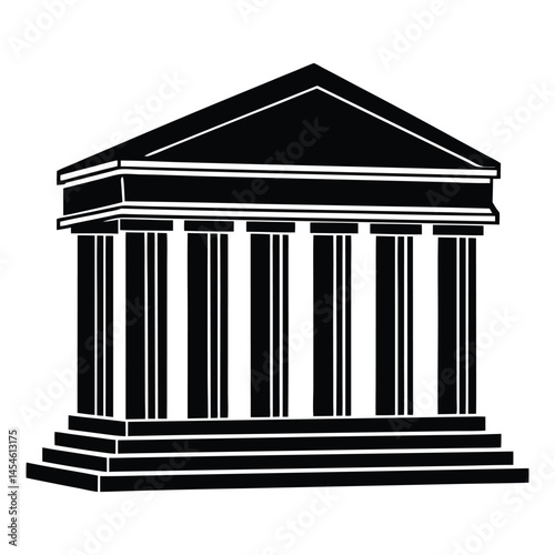 vector illustration of a temple