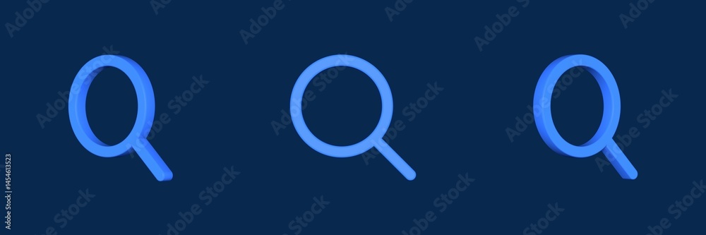search interface essential 3D icon search interface essential 3D icon