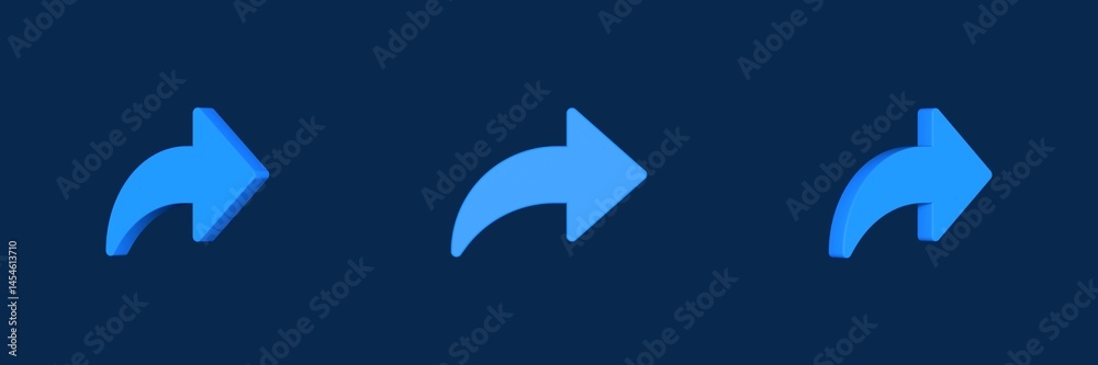 send user interface 3D icon send user interface 3D icon