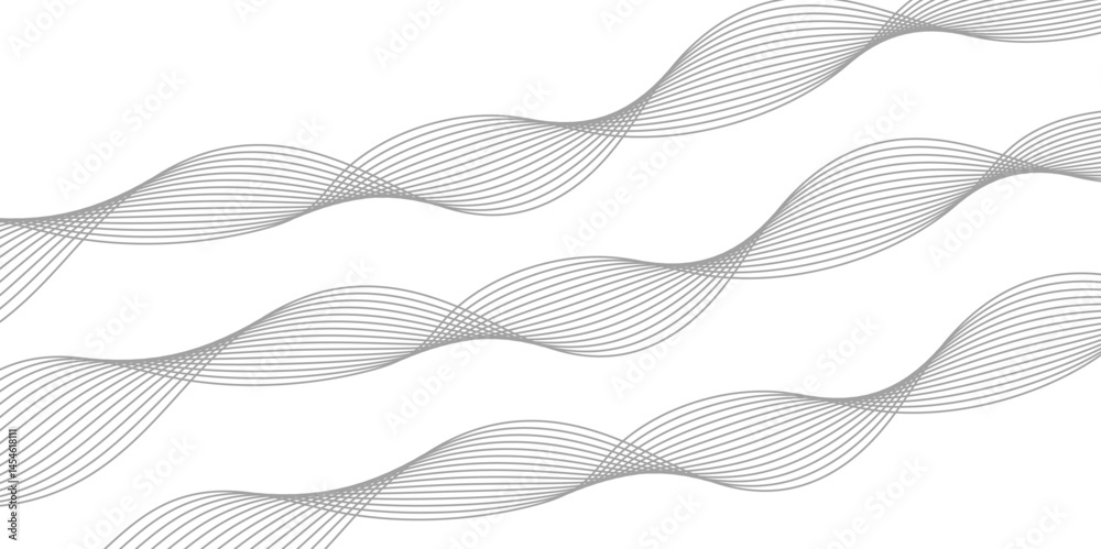 Abstract white background with a glowing abstract waves. Abstract wave element for design. Digital frequency track equalizer, Futuristic background design. Long exposure, Light painting photography.