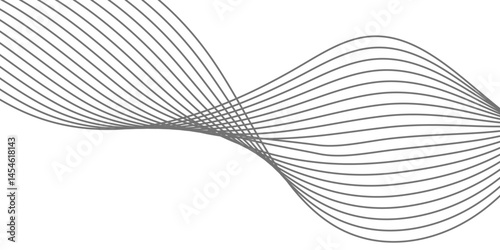 Abstract white background with a glowing abstract waves. Abstract wave element for design. Digital frequency track equalizer, Futuristic background design. Long exposure, Light painting photography.