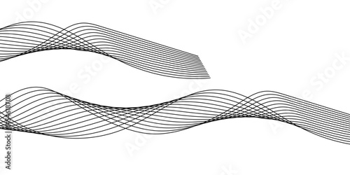 Abstract white background with a glowing abstract waves. Abstract wave element for design. Digital frequency track equalizer, Futuristic background design. Long exposure, Light painting photography.