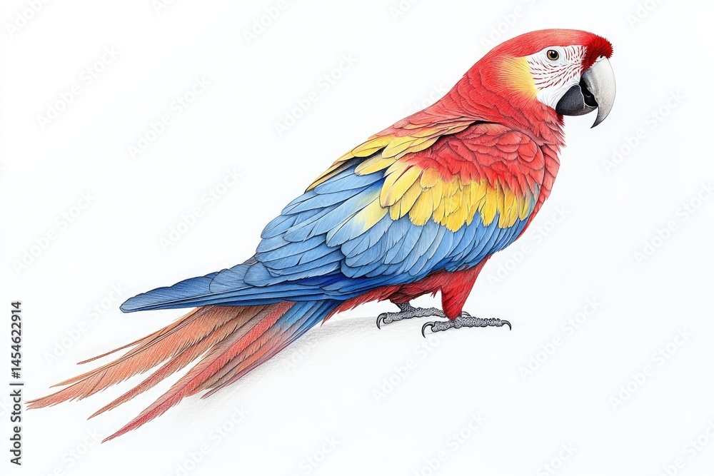 Obraz premium Scarlet Macaw