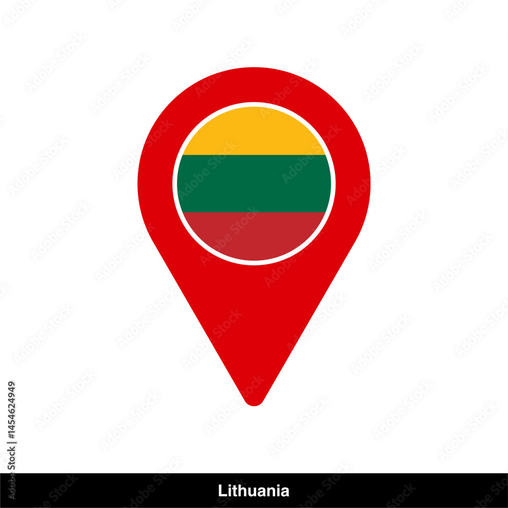 lithuania location icon with transparent background lithuania location icon with transparent background