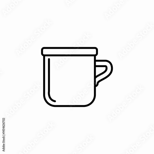 mug cup icon sign vector