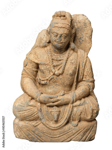 Gandhara Maitreya Buddha Statue - Ancient Art - Spiritual Icon