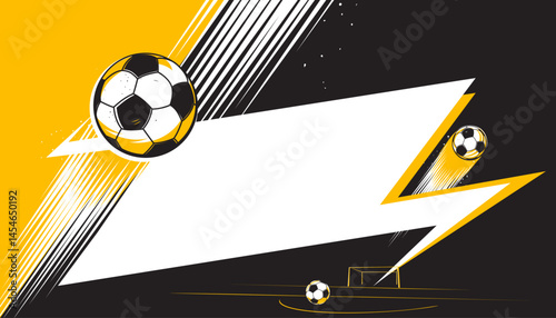 Football or soccer background design. The sport concept