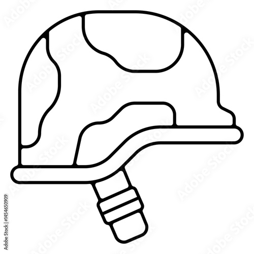 Icones pictogramme symbole casque militaire