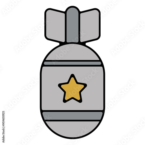 Icones pictogramme symbole chute bombe