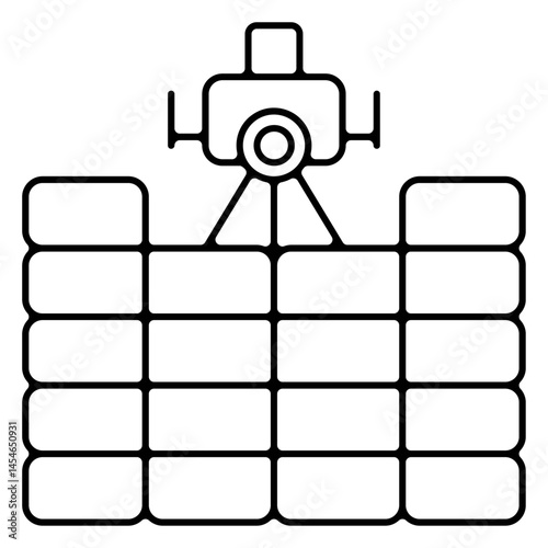 Icones pictogramme symbole defense mitrailleuse