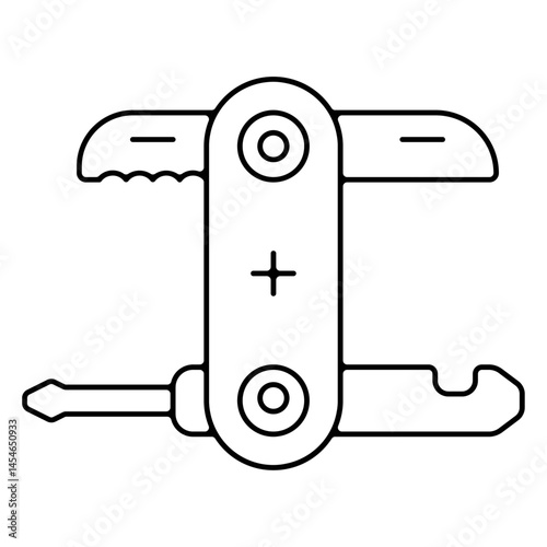 Icones pictogramme symbole couteau suisse multifonction