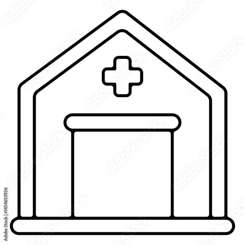 Icones pictogramme symbole entrepot militaire