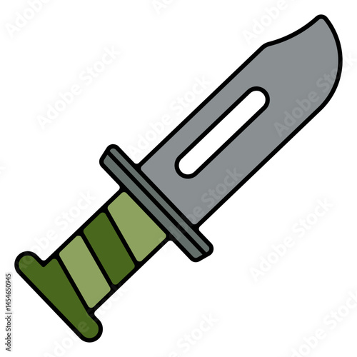 Icones pictogramme symbole couteau combat