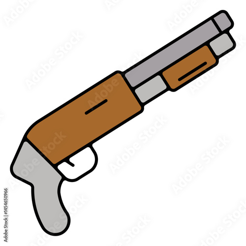 Icones pictogramme symbole fusil a pompe