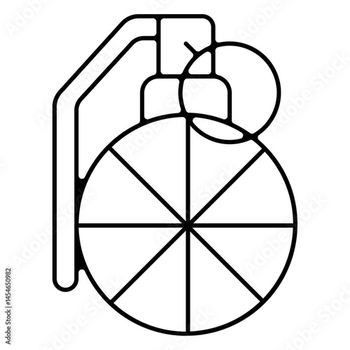 Icones pictogramme symbole grenade