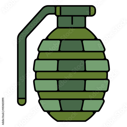 Icones pictogramme symbole grenade fragment militaire