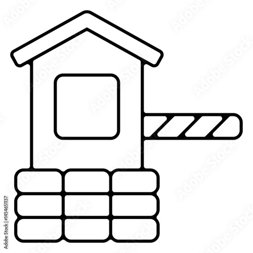 Icones pictogramme symbole poste militaire