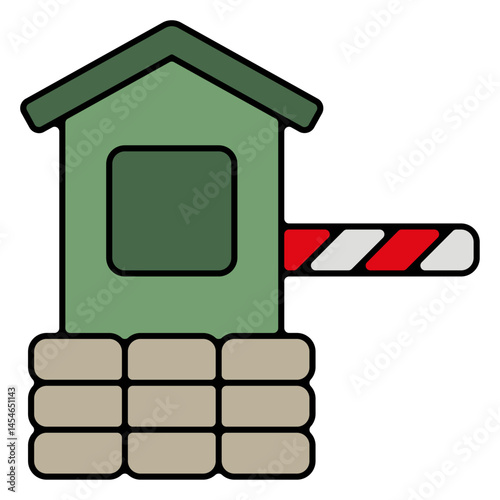 Icones pictogramme symbole poste militaire