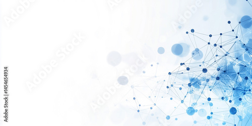 Abstract Network Connection  Digital Technology  Global Communication  Data Flow  Internet