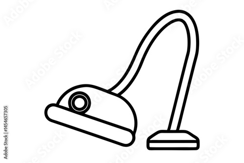 Vacuum silhouette vector illustration