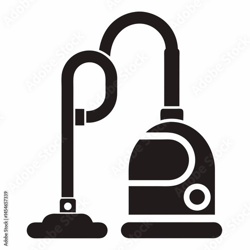 Vacuum icon silhouette vector illustration