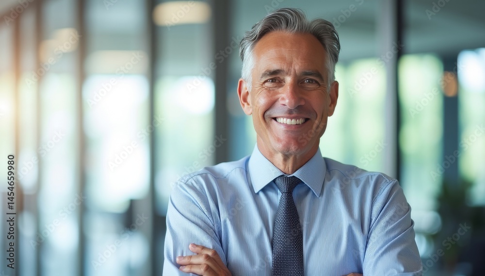 Fototapeta premium Successful businessman posing